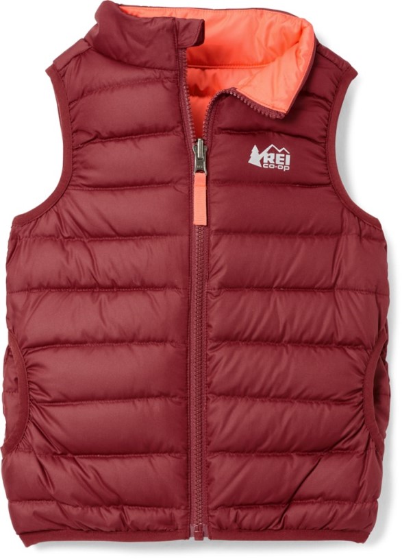 Shaded Sumac REi Co-op IE Reversible 650 Down Vest Toddlers