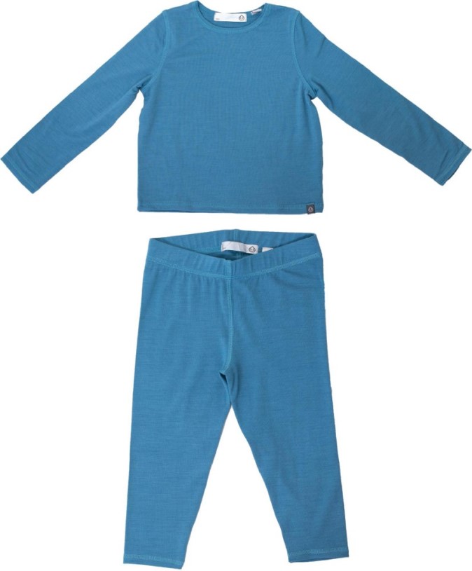 REi Co-op IE Tasc Performance Elevation Merino Fusion Base Layer Set Toddlers Blue