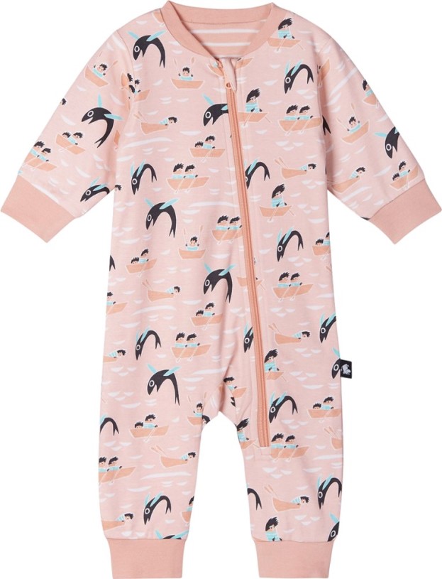 REIma Moomin Sovare Organic Cotton Reversible Baby Onesie Infants' REi Co-op IE Soft Peach