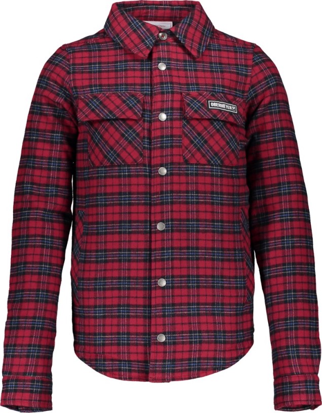 REi Co-op IE Obermeyer Avery Flannel Insulated Shirt Jacket Mey Plaid Kid Mey Plaid