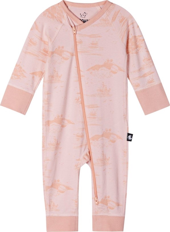 REi Co-op IE Reima Moomin Print Trygg Organic Cotton Onesie Infants' Pink