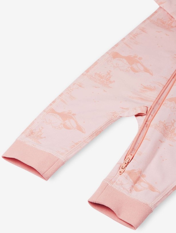 REi Co-op IE Reima Moomin Print Trygg Organic Cotton Onesie Infants' Pink