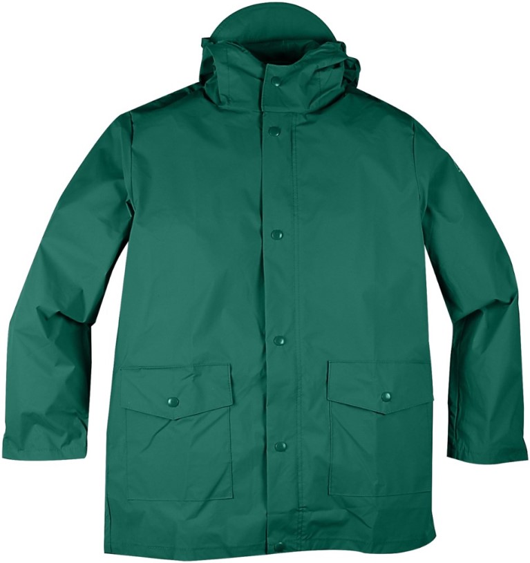 REi Co-op IE Green Red Ledge Rainstopper Jacket Kid