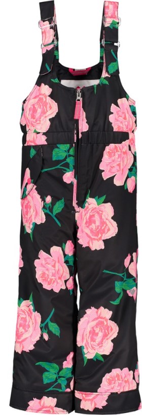REi Co-op IE Pink Obermeyer Snoverall Print Bib Snow Pants Toddlers/Kid