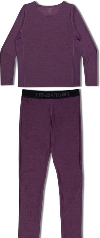 REi Co-op IE Threads 4 Thought Base Layer Set Kid Currant