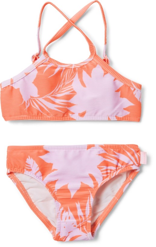 Melon Seafolly Mini Me Wild Tropics Rib Tankini Swimsuit Set Girls REi Co-op IE