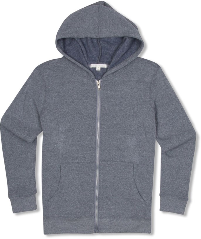 Threads 4 Thought Fleece Zip Hoodie Kid Raw Denim REi Co-op IE