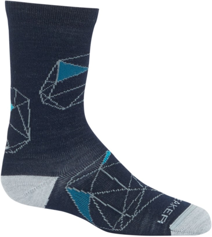 REi Co-op IE Navy Icebreaker Lifestyle Ultralight Crew Socks Kid