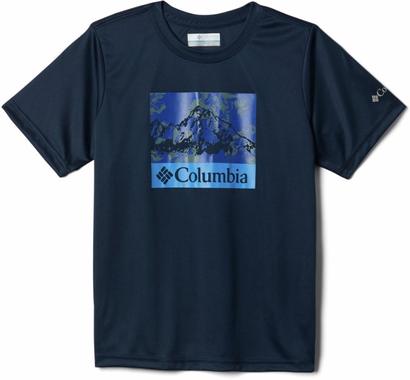 Navy REi Co-op IE Columbia Terra Trail T-Shirt Boys