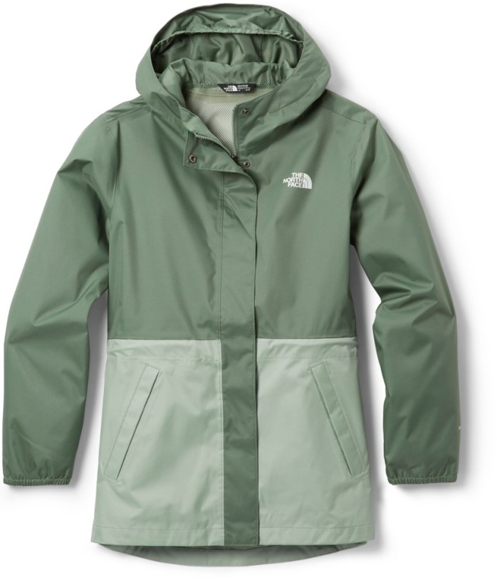 The North Face Dryvent Mountain Snapper Parka Girls Green REi Co-op IE