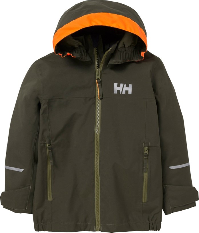 Green REi Co-op IE Helly Hansen Shelter Jacket 2.0 Kid