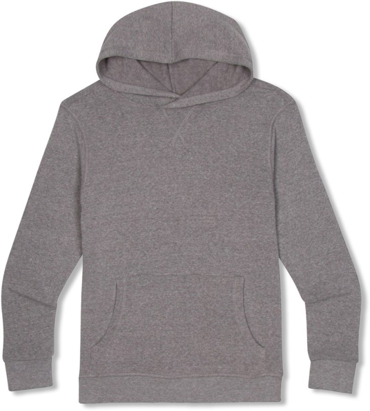 Threads 4 Thought Fleece Pullover Hoodie Kid Grey REi Co-op IE