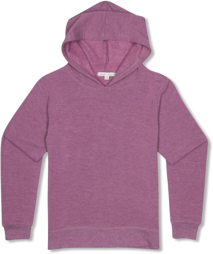 Wallflower REi Co-op IE Threads 4 Thought Modal Poly Fleece Hoodie Heather Kid