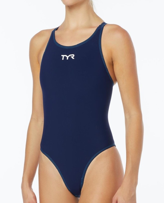 Blue Tyr Thresher Solids Aerofit One-Piece Swimsuit Girls REi Co-op IE