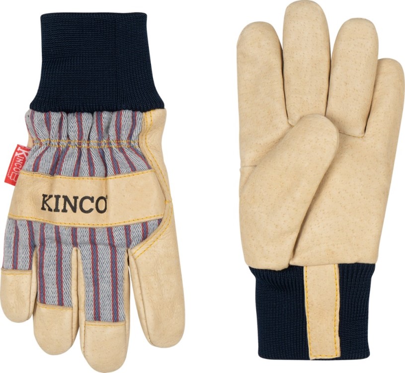 Tan Kinco 1927Kw Lined Pigskin Palm Gloves Kid REi Co-op IE