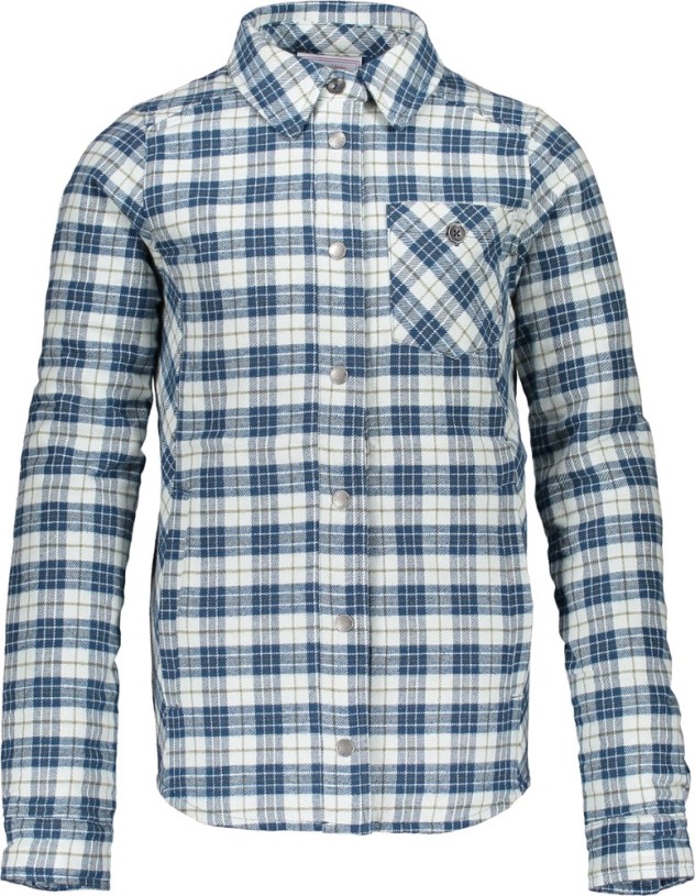 REi Co-op IE Icy Mey Plaid Obermeyer Avery Flannel Insulated Shirt Jacket Icy Mey Plaid Girls